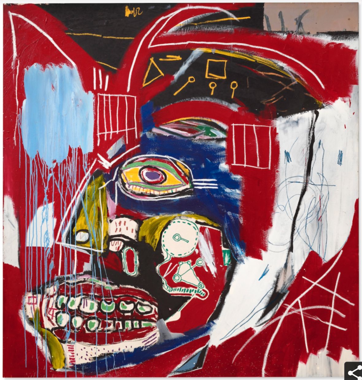 most expensive Basquiat paintings, (in this case)